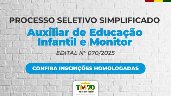 Candidatos que desejarem interpor recursos quanto à homologação das inscrições devem fazê-lo exclusivamente hoje, dia 8 de julho de 2025