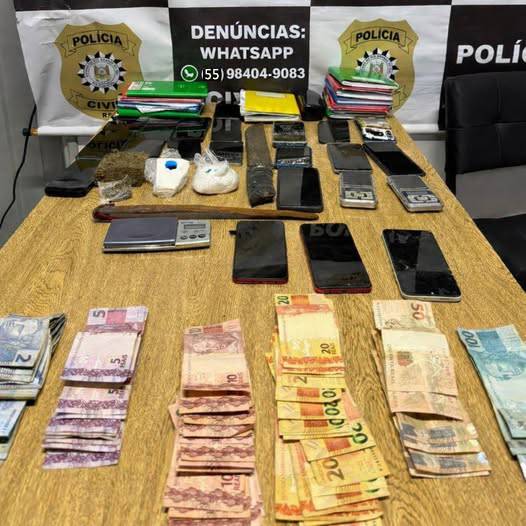 Operação conjunta realizada nesta terça-feira (03) integra ações de combate ao tráfico de drogas na região