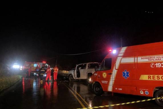 Condutor de um Gol, de 65 anos, era o único ocupante do veículo e morreu no local