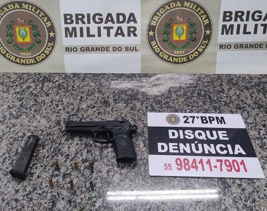Suspeito confessou o crime e indicou local onde havia descartado a arma utilizada