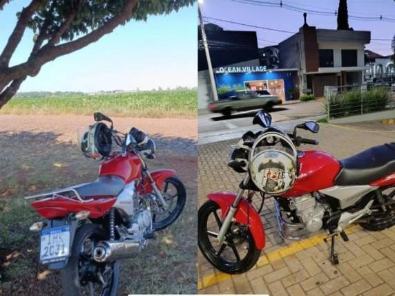 Veículo foi localizado no bairro Jardim das Acácias na noite desta terça-feira (28)